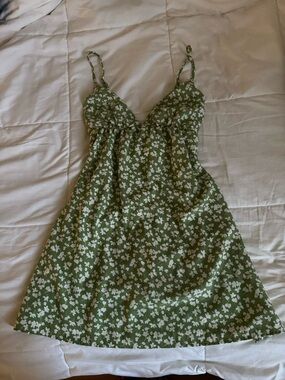 Princess Polly Green Floral Dress